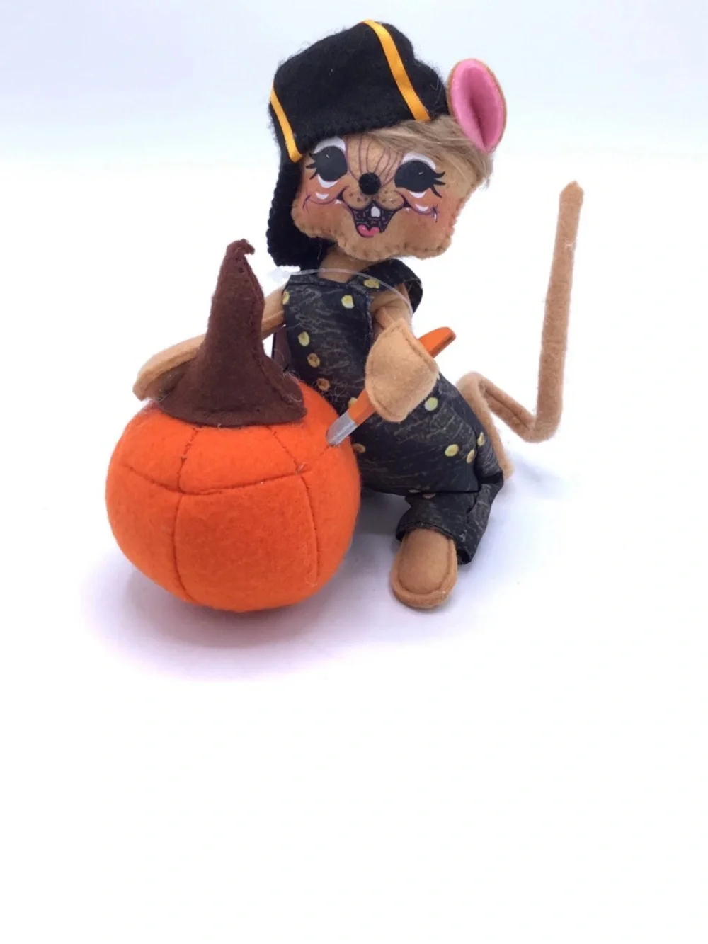 New with tags Annalee Pumpkin Carving Mouse